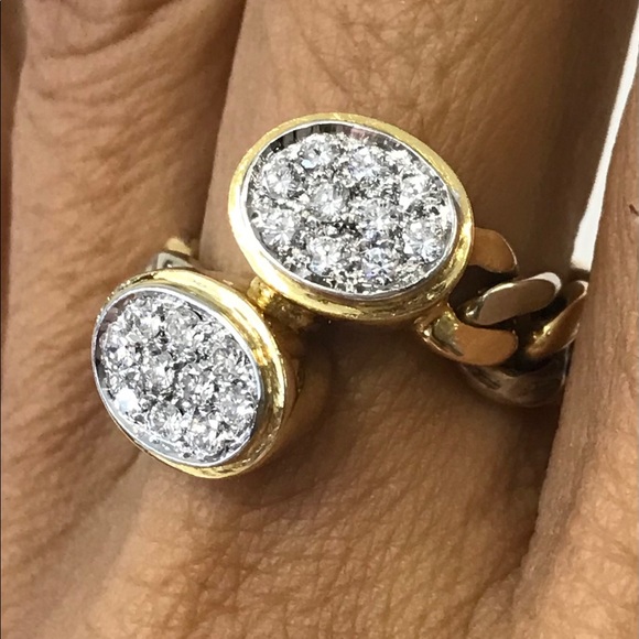 SOLD ❌ 18k Paté-Set Diamond Ring - Picture 13 of 14